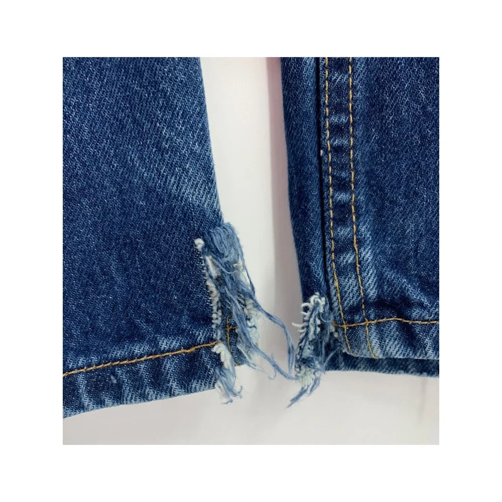 Vintage Levis 529 Jeans Mens 32x30 Blue Low Rise Straight 90s Fade Made USA